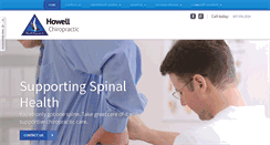 Desktop Screenshot of howellchiro.com